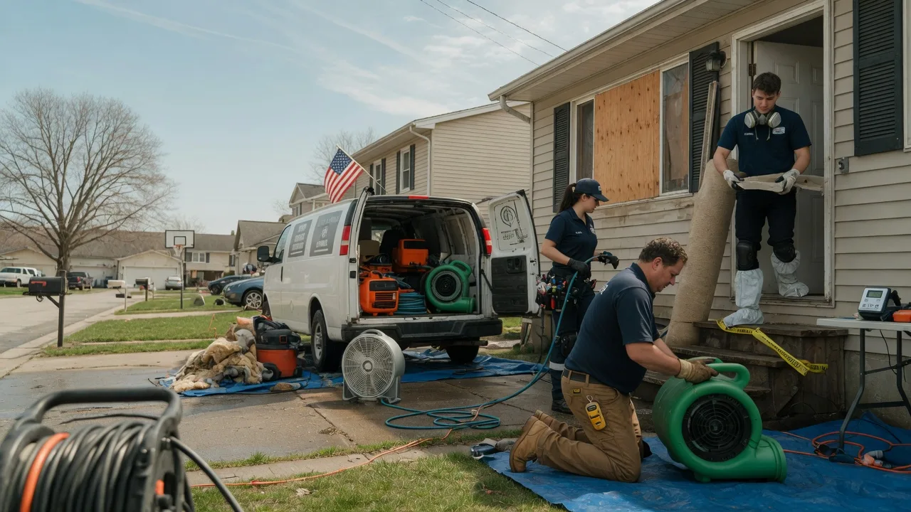 Water Damage Restoration in Many, LA near me